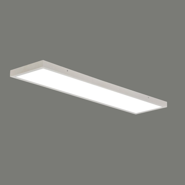 Panelförmige LED-Deckenlampe in zwei Farben und optional dimmbar